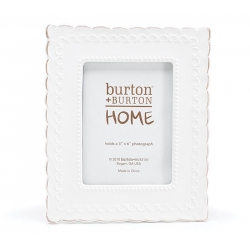 Antique White Photo Frame Home Accent