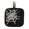 Spider Web Black Hot Mat Halloween Home Decoration