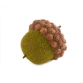 Green Burlap Acorn Home Accent