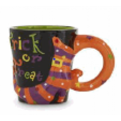 Trick or Treat Ceramic Mug Halloween Home Decoration