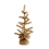 24" Glittered Pine Tree with Burlap Base