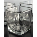 Square Glass Votive Candle Holder