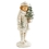 Child Wearing Coat Holding Tree Figurine