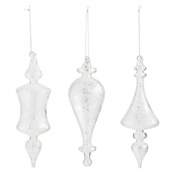 Glass Finial Ornaments