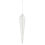 Glass Icicle Ornament