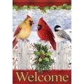 Christmas Fence Friends Garden Dura Soft® Flag