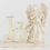 7" White Glitter Joy Angel Word Cutout