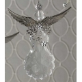 Crystal Winged Angel Ornaments Pear