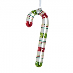 Glass Candy Cane Ornaments