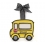 SM Yellow School Bus Ornament