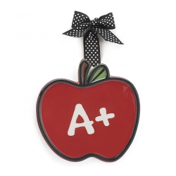 A+ Teacher Apple Ornament
