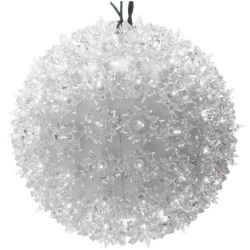 Starburst Lighted Sphere 50 White Lights- 6