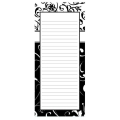 Black & White Magnetic Notepad