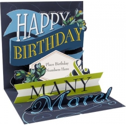 Birthday Wishes Pop-Up Treasures Greeting Cards