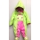 Lullababy Princess Frog Warm Body Suit Autumn and Winter Clothing Baby Romper