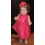 La Princess Hot Pink Dress with Side Bow