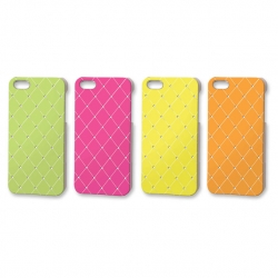 Lemon Twist Assorted Neon Quilted iPhone© Cell Phone Covers  