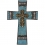 Classic Turquoise Cross with Crystal Embellishment