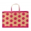 Pink Polka Dots Jute Tote Bag