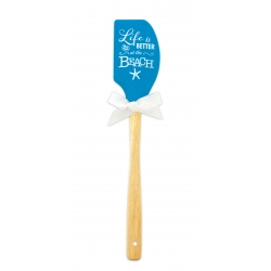 Better At The Beach Silicone Spatula with Classic Wood Handle