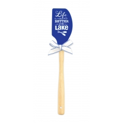 Better At The Lake Silicone Spatula with Classic Wood Handle