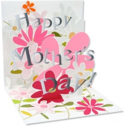 Mother's Day Words Pop-Up Treasures Greeting Cards