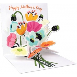 Mother's Day Fresh Picked Bunch Pop-Up Treasures Greeting Cards