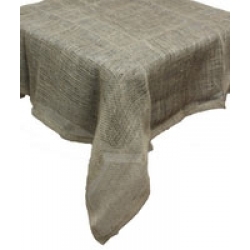 Loose Weave Square Burlap Tablecloth