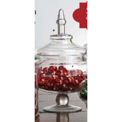 15 Mini Red Shiny Christmas Ball Ornaments